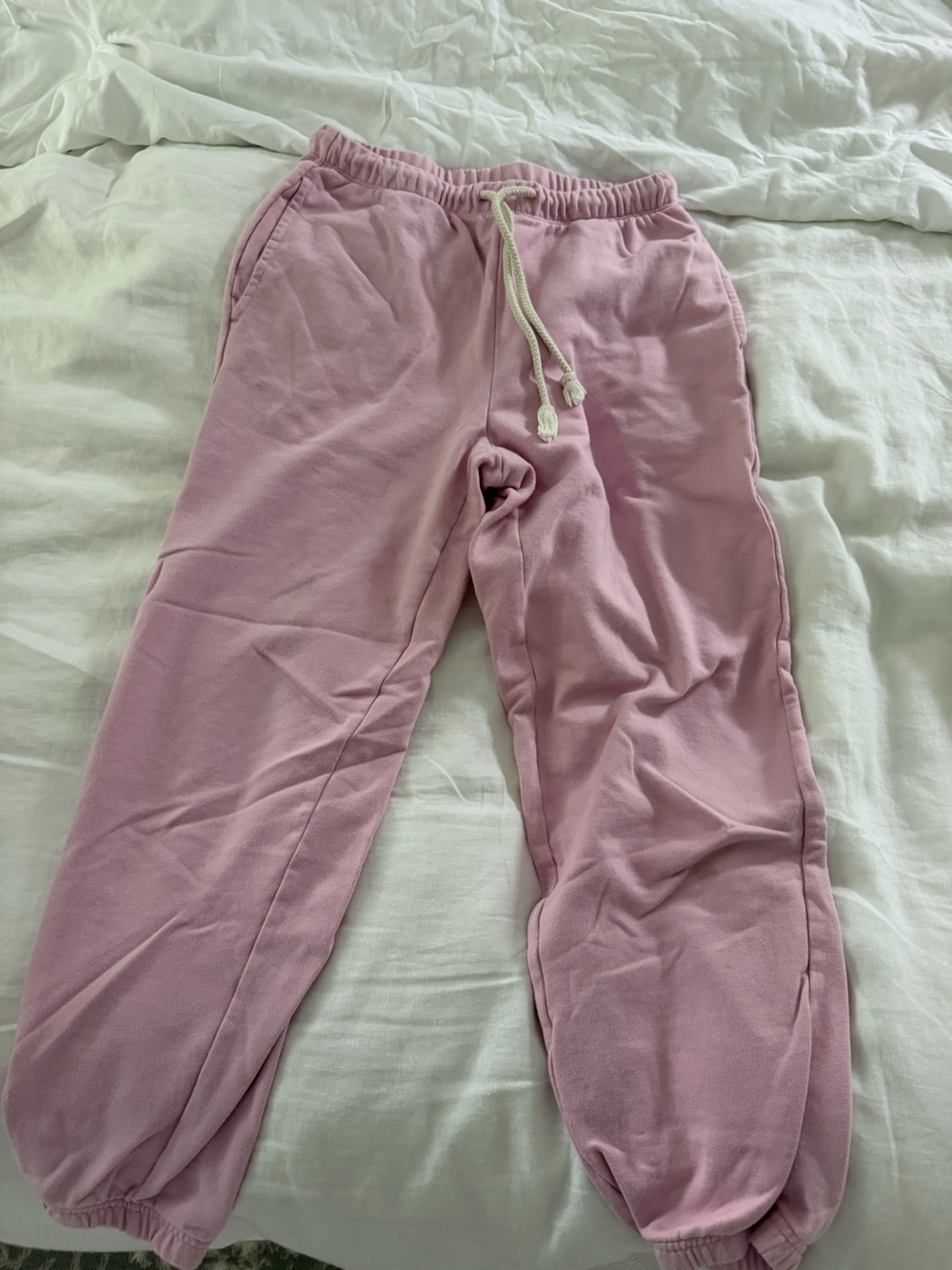 Gap high-rise vintage soft joggers light pink size S like new